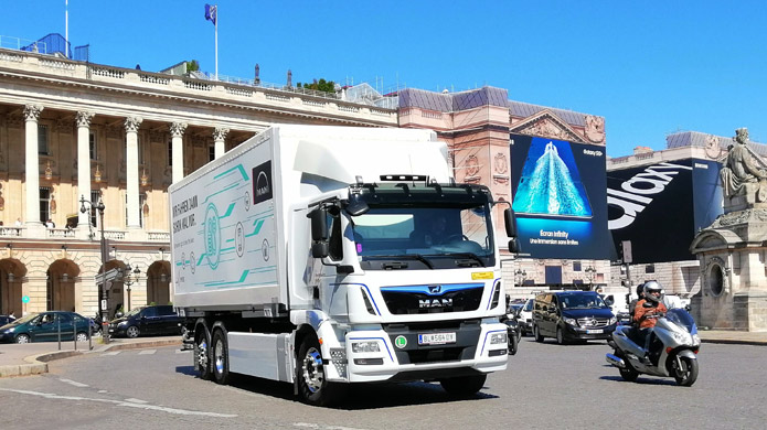 MAN baut voll elektrischen Lkw