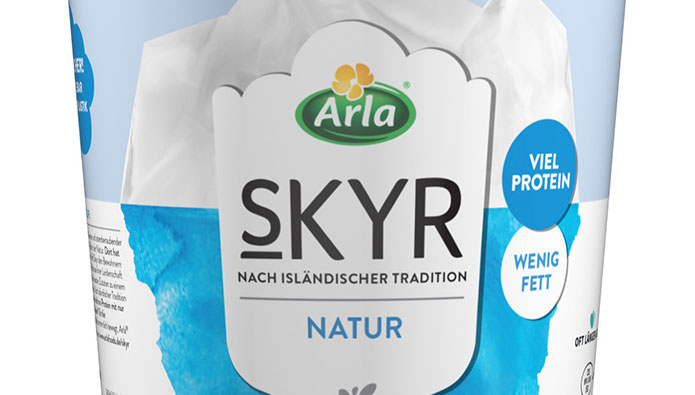 Arla spart Kunststoff