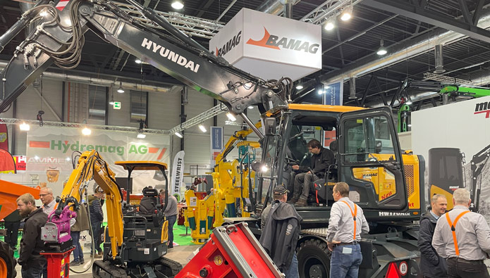 Bamag an der Baumesse Baumag 2025 in Luzern