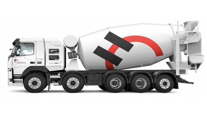 Holcim führt elektrische Betonmischer ein